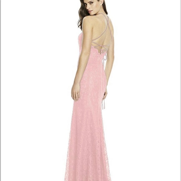 Dessy2995Bridesmaid Dress Rose Pantone Rose Quartz